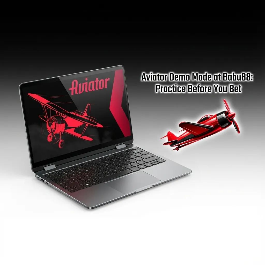 Aviator game demo screen on Babu88 site showing virtual balance, multipliers, and practice betting interface