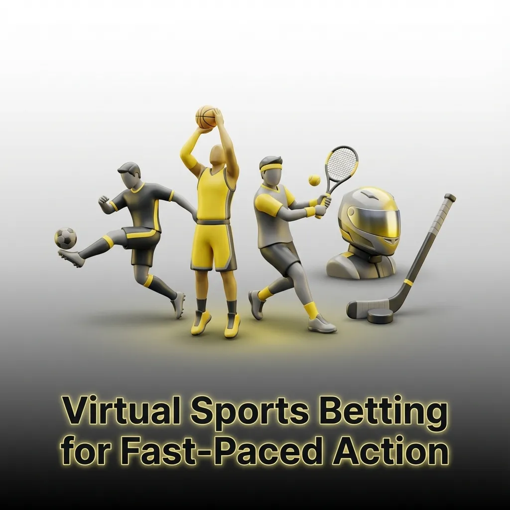 Illustration of virtual sports betting icons for football, cricket, horse and greyhound racing on Babu88’s 24/7 betting platform
