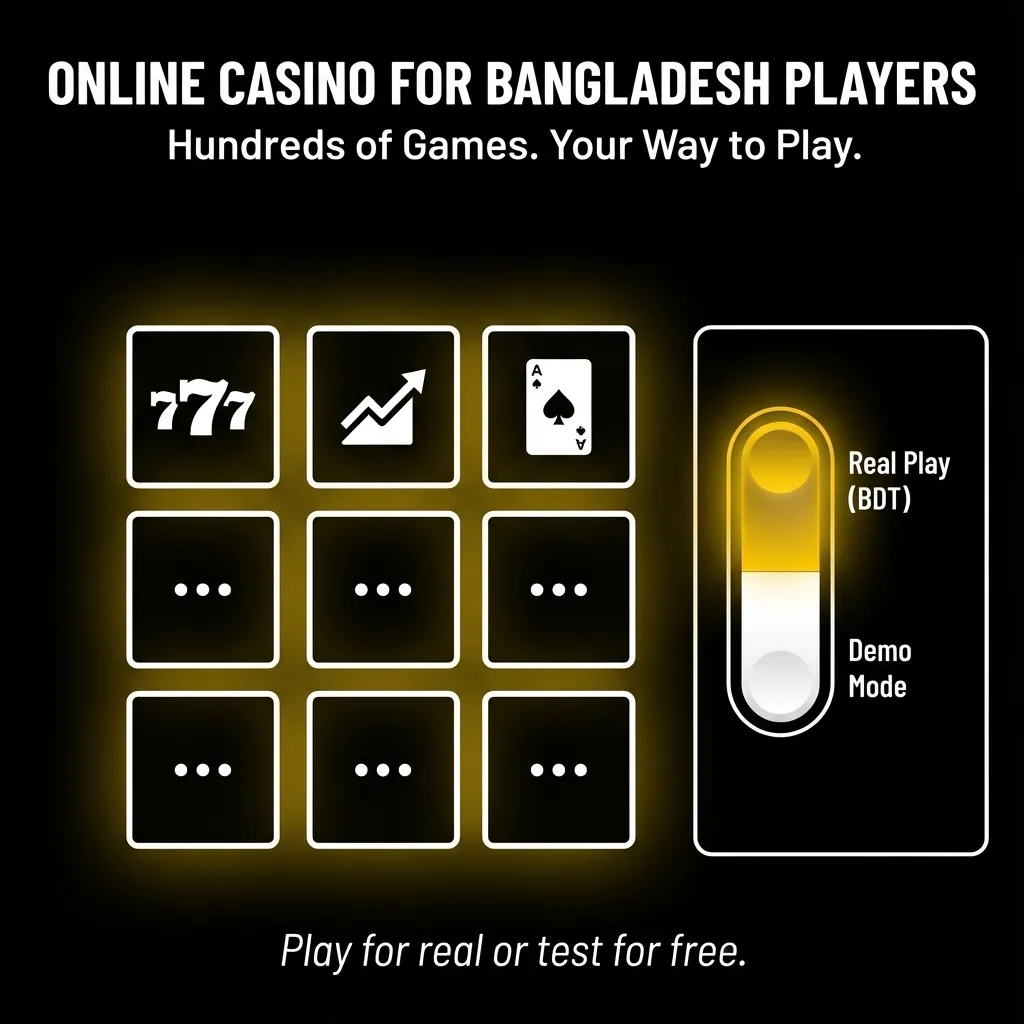Babu88 online casino for Bangladesh players - slots, crash games, and table games